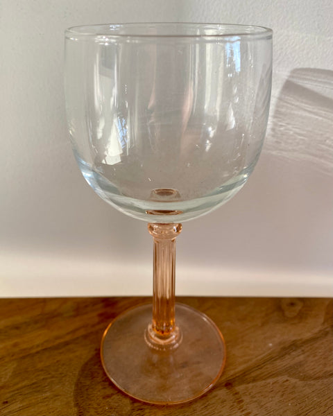 Wine glasses pink Luminarc