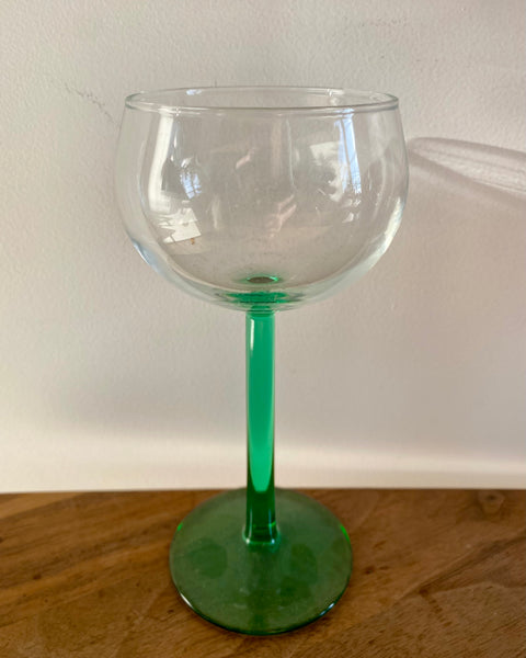 Wine glasses green Luminarc