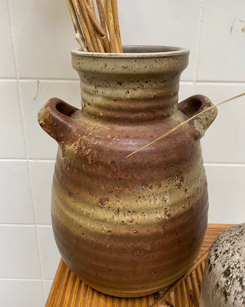 Ceramic vase beige/brown (PICK UP ONLY!)