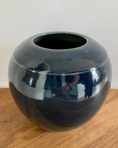 Dark blue vase