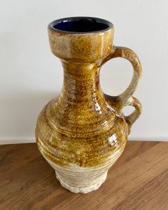 Ceramic vase brown beige