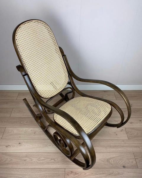 Vintage rocking chair webbing Thonet style PICK UP ONLY!