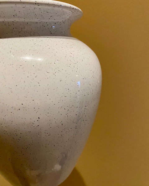 White speckled vase