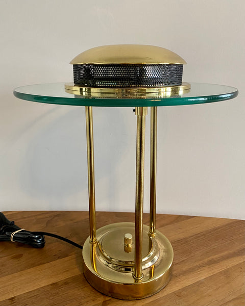 Gold colored design table lamp PICK UP ONLY!