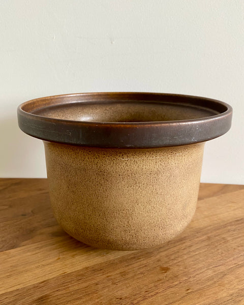 Vintage ceramic brown pot