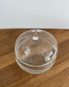 Glass apple candy dish (PICK UP ONLY!)