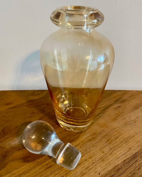 Small glass decanter